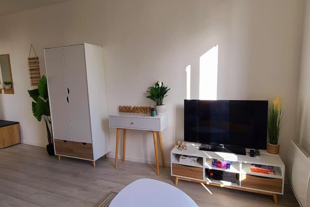 Studio Cosy Avec Vue Sur La Seine Конфлан-Сент-Онорин Экстерьер фото